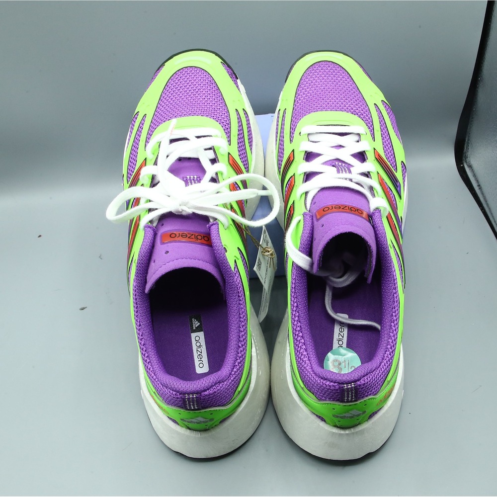 Adidas Adizero Aruku W Lucid Lime Court Purple Running Shoes JP5566 Womens 8.5 - Picture 9 of 10